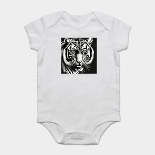 Tiger Face Baby Bodysuit